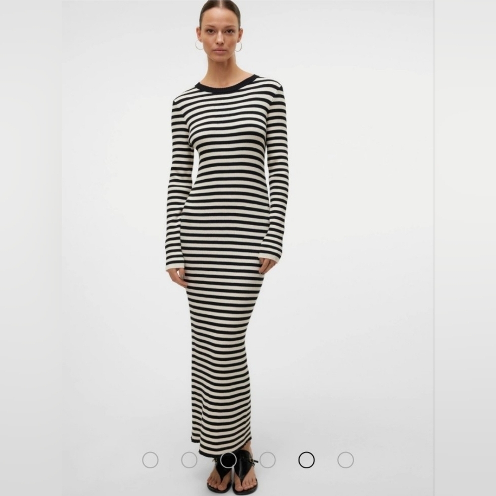 NWT Knit Dress White And Black